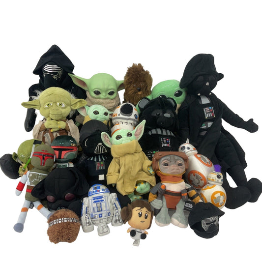 Star Wars Mixed Stuffed Animals LOT Preowned 10 lbs Kylo Ren Yoda Babu Frik - Warehouse Toys