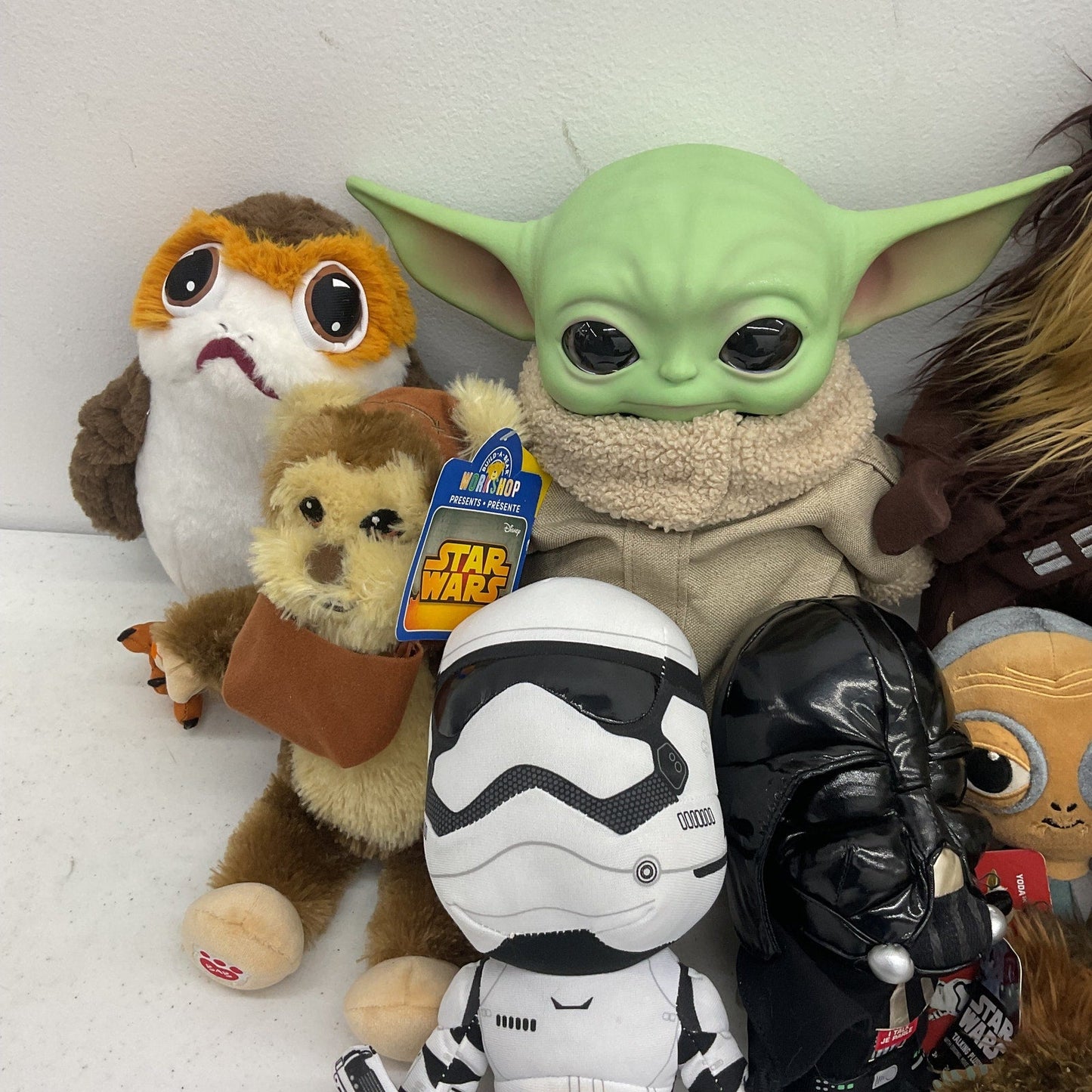 Star Wars Mixed Stuffed Animals LOT Preowned 12 lbs Grogu Chewbacca Boba Fett - Warehouse Toys