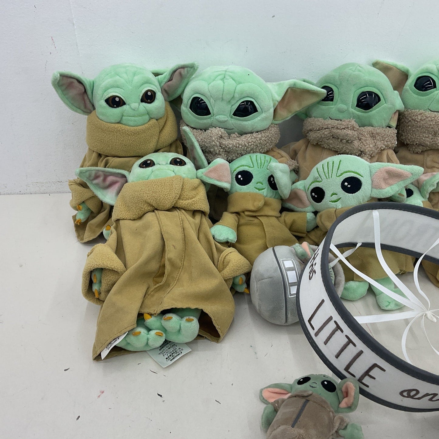 Star Wars Mixed Stuffed Animals LOT Preowned Baby Grogu Yoda & Plush Mobile - Warehouse Toys