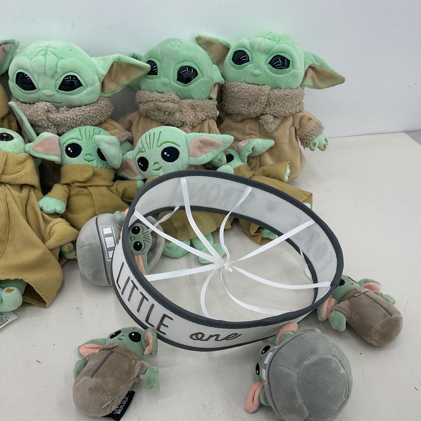 Star Wars Mixed Stuffed Animals LOT Preowned Baby Grogu Yoda & Plush Mobile - Warehouse Toys