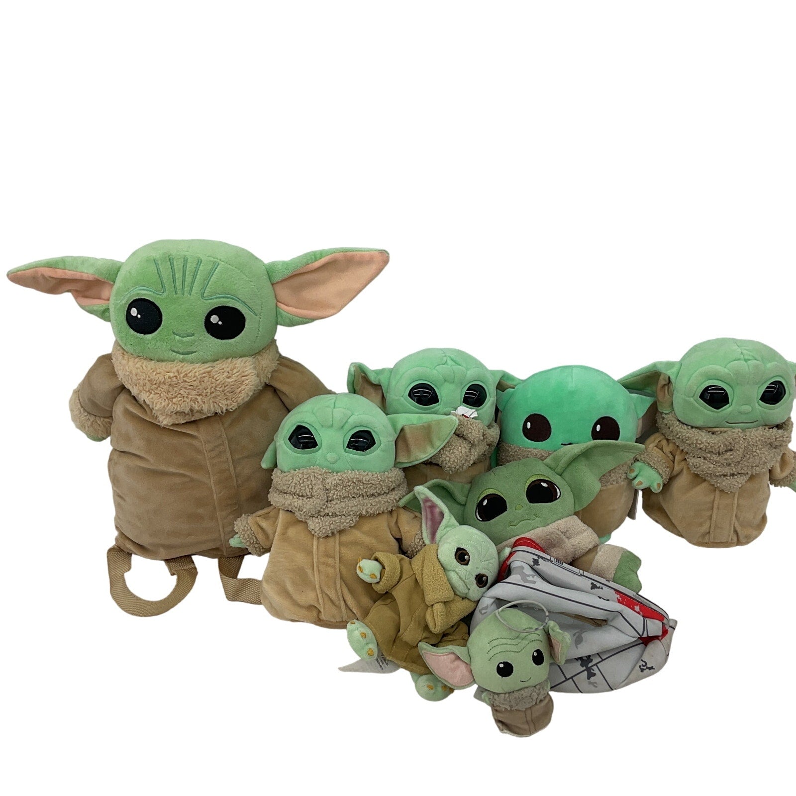 Star Wars Preowned Mandalorian Baby Grogu Yoda Plush Dolls LOT CUTE Mix! - Warehouse Toys