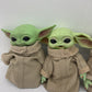 Star Wars Rubber Headed Baby Grogu Mandalorian Soft Bodied Plush Dolls LOT of 3 - Warehouse Toys