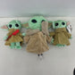 Star Wars Soft Cuddly LOT of 3 Baby Yoda Grogu Mandalorian Plush Dolls Preowned - Warehouse Toys