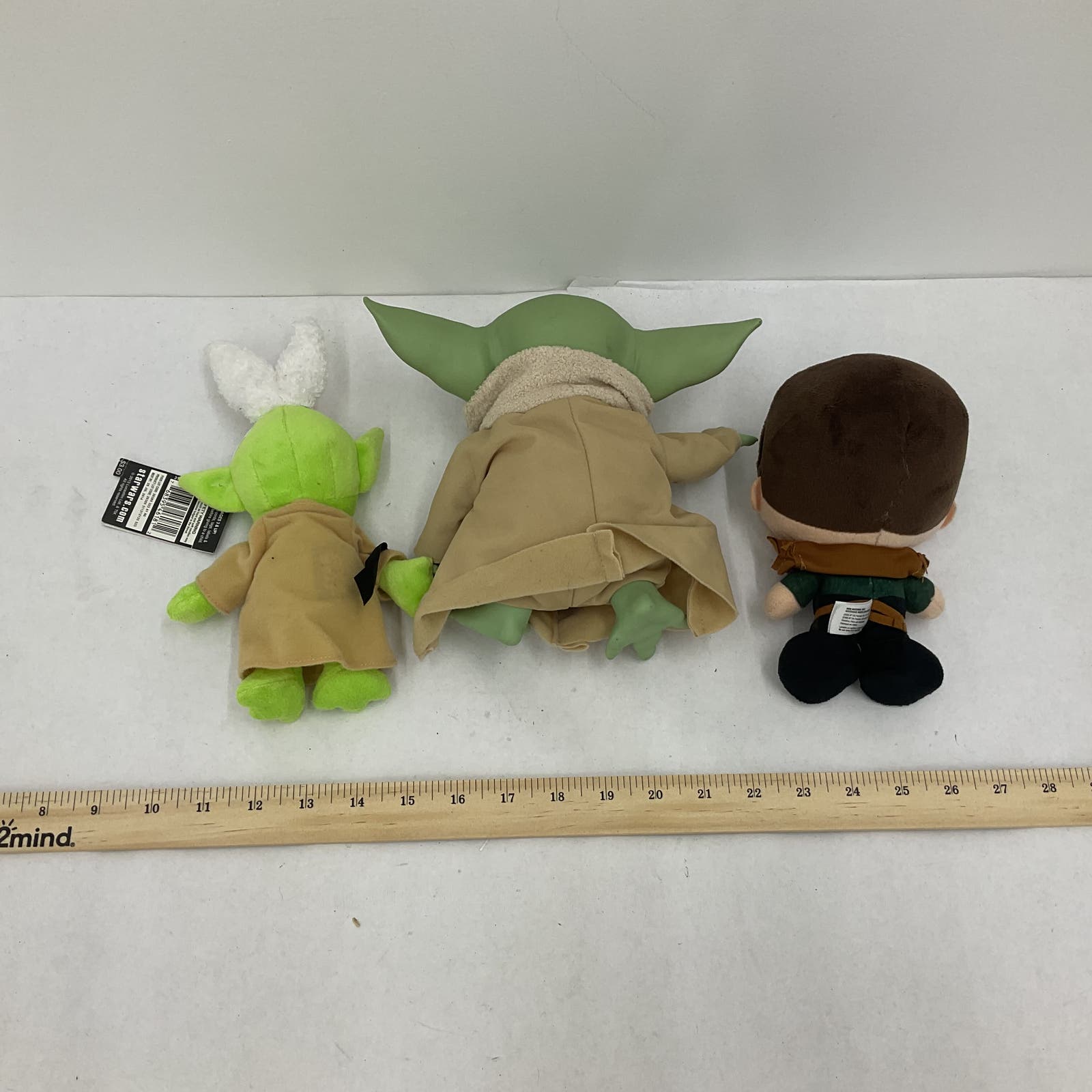 Star Wars Yoda Bunny Ears Plush Stuffed Animal Toy Lot - Warehouse Toys