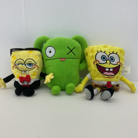 Stuffed Animal LOT Spongebob Squarepants Character Plush Green Ugly Doll Toys - Warehouse Toys