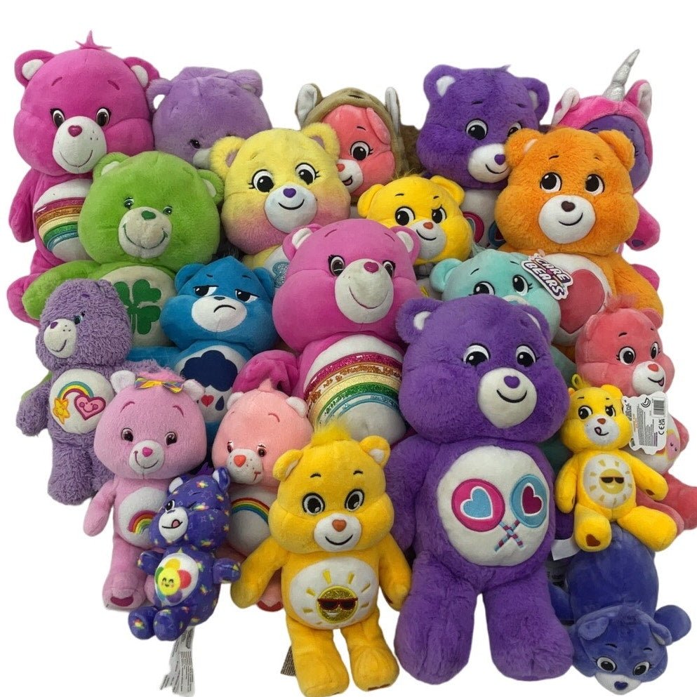 Stuffed Animals Preowned Mix LOT 12 lbs Care Bears Teddy Character Plush Dolls - Warehouse Toys