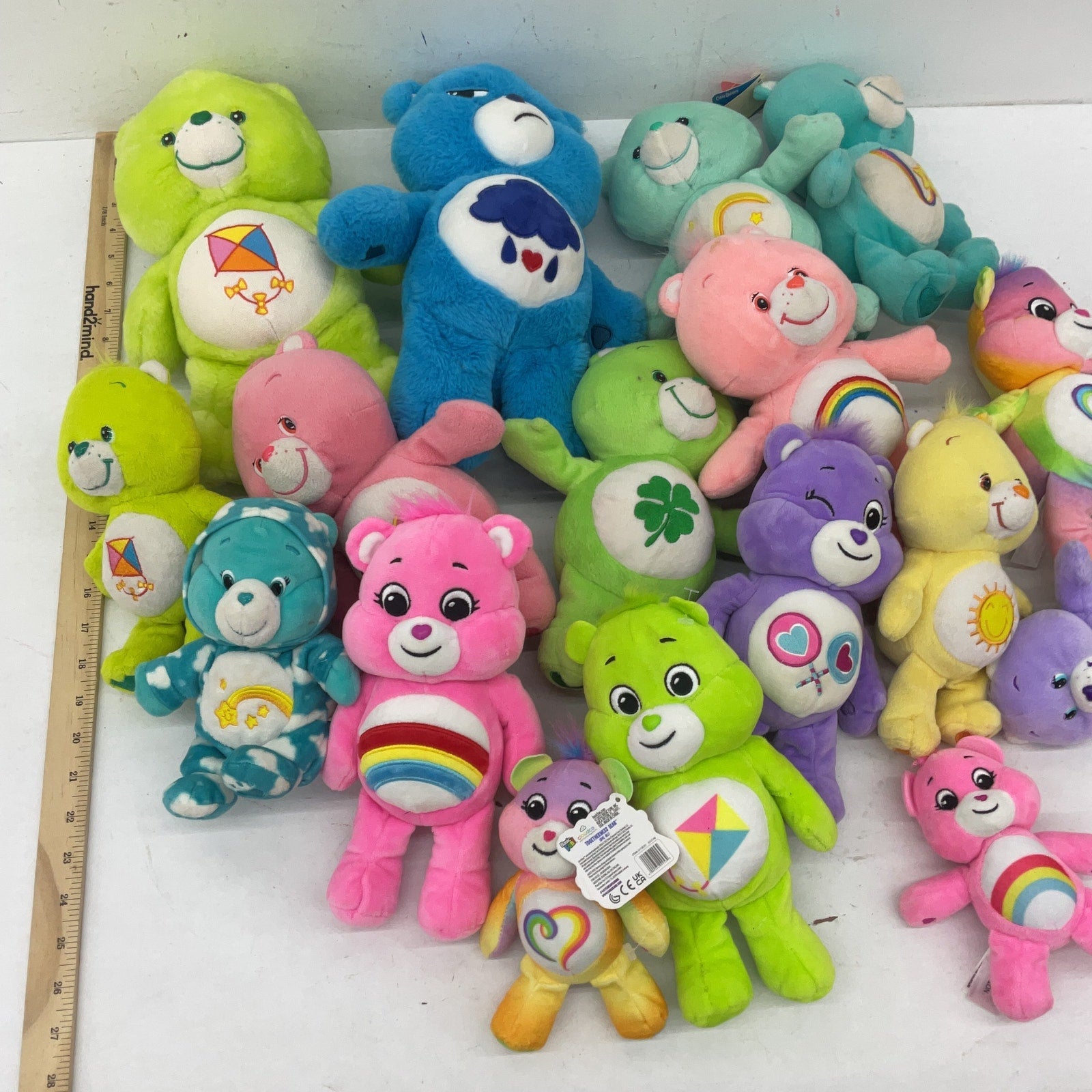 Stuffed Animals Preowned Mixed LOT 5 lbs Care Bears Character Plush Dolls Grumpy - Warehouse Toys