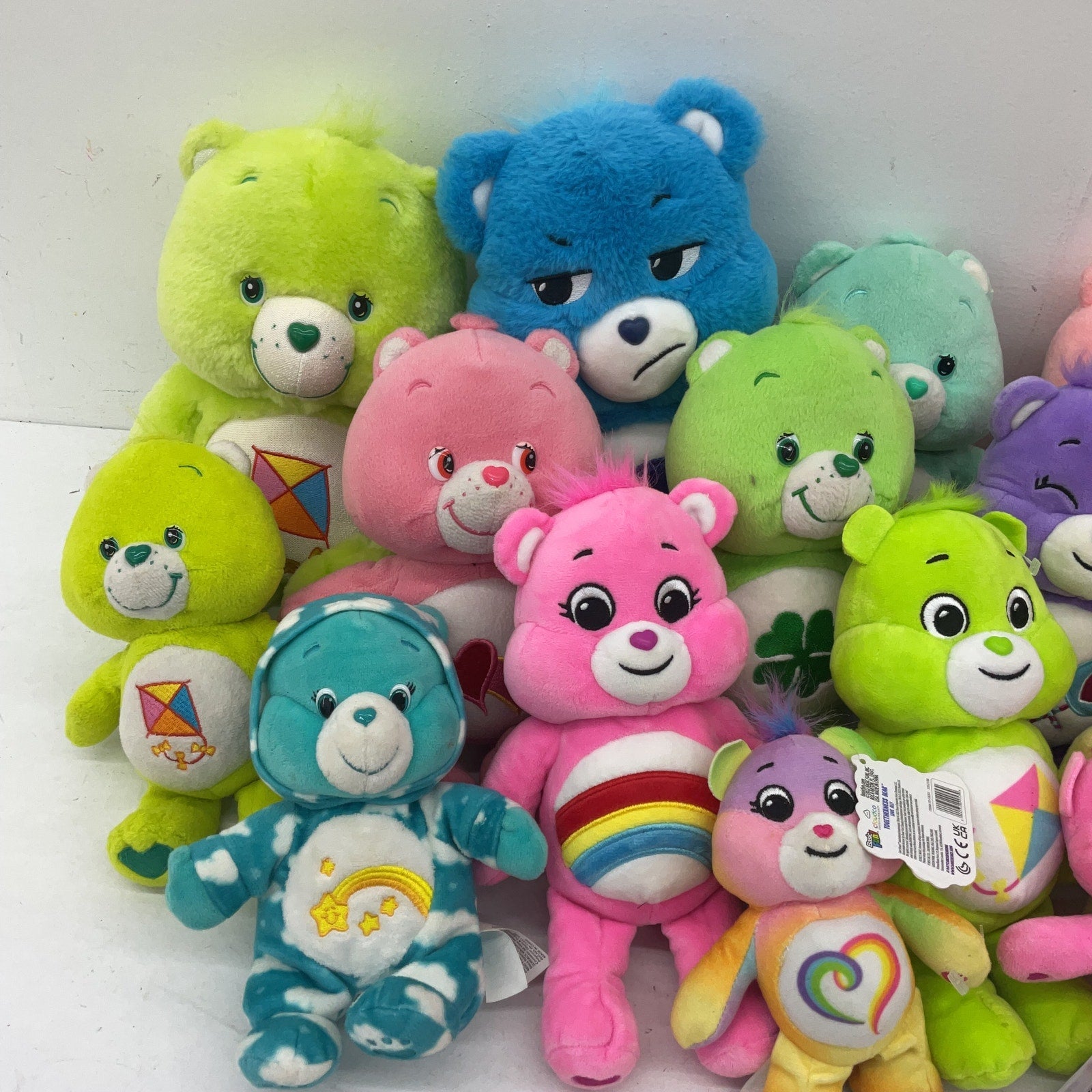 Stuffed Animals Preowned Mixed LOT 5 lbs Care Bears Character Plush Dolls Grumpy - Warehouse Toys