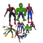 Super Hero Action Figure LOT Mixed Avengers Spiderman Marvel Toys Preowned - Warehouse Toys