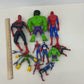 Super Hero Action Figure LOT Mixed Avengers Spiderman Marvel Toys Preowned - Warehouse Toys