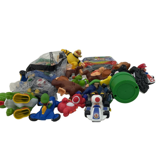 Super Mario Bros Preowned Nintendo Action Figure Lot Koopa Multicolor Plastic - Warehouse Toys