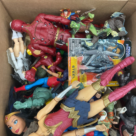 Superhero Lot Action Figure Wholesale Bulk Lot Marvel Ironman Hulk - Multicolor - Warehouse Toys