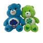 TCFC Blue Grumpy Care Bear & Good Luck Green Care Bear Plush Dolls Stuffed - Warehouse Toys