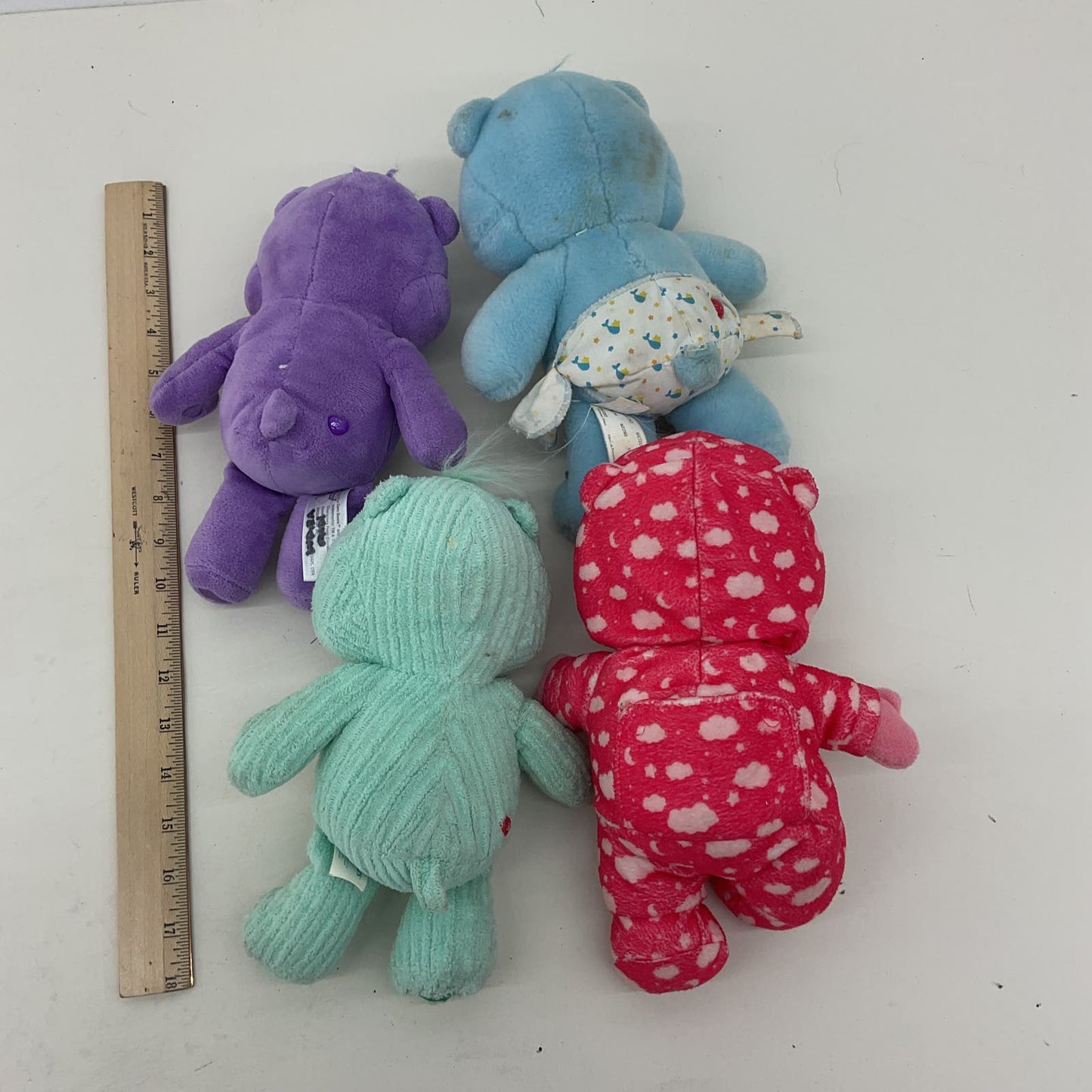 TCFC Mixed LOT Care Bears Character Plush Dolls Funshine Corduroy Loves A Lot - Warehouse Toys