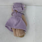 The Bearington Collection Brown Teddy Bear in Purple Dress Mothers Day Gif - Warehouse Toys