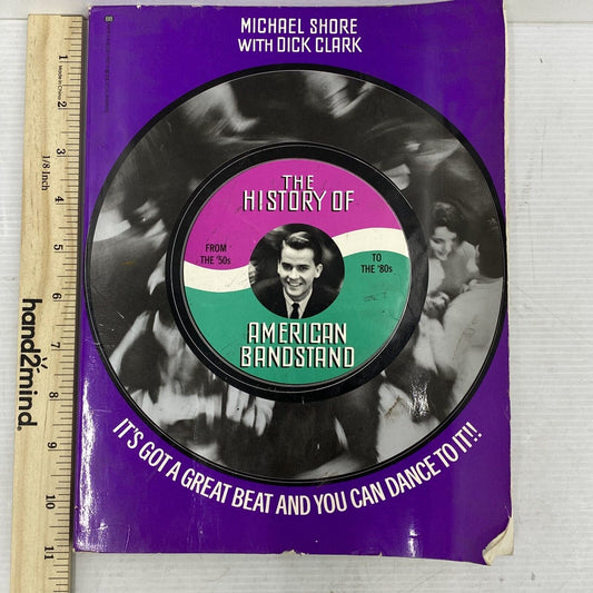 The History of American Bandstand Softcover Paperback Book Dick Clark Michael Sh - Warehouse Toys