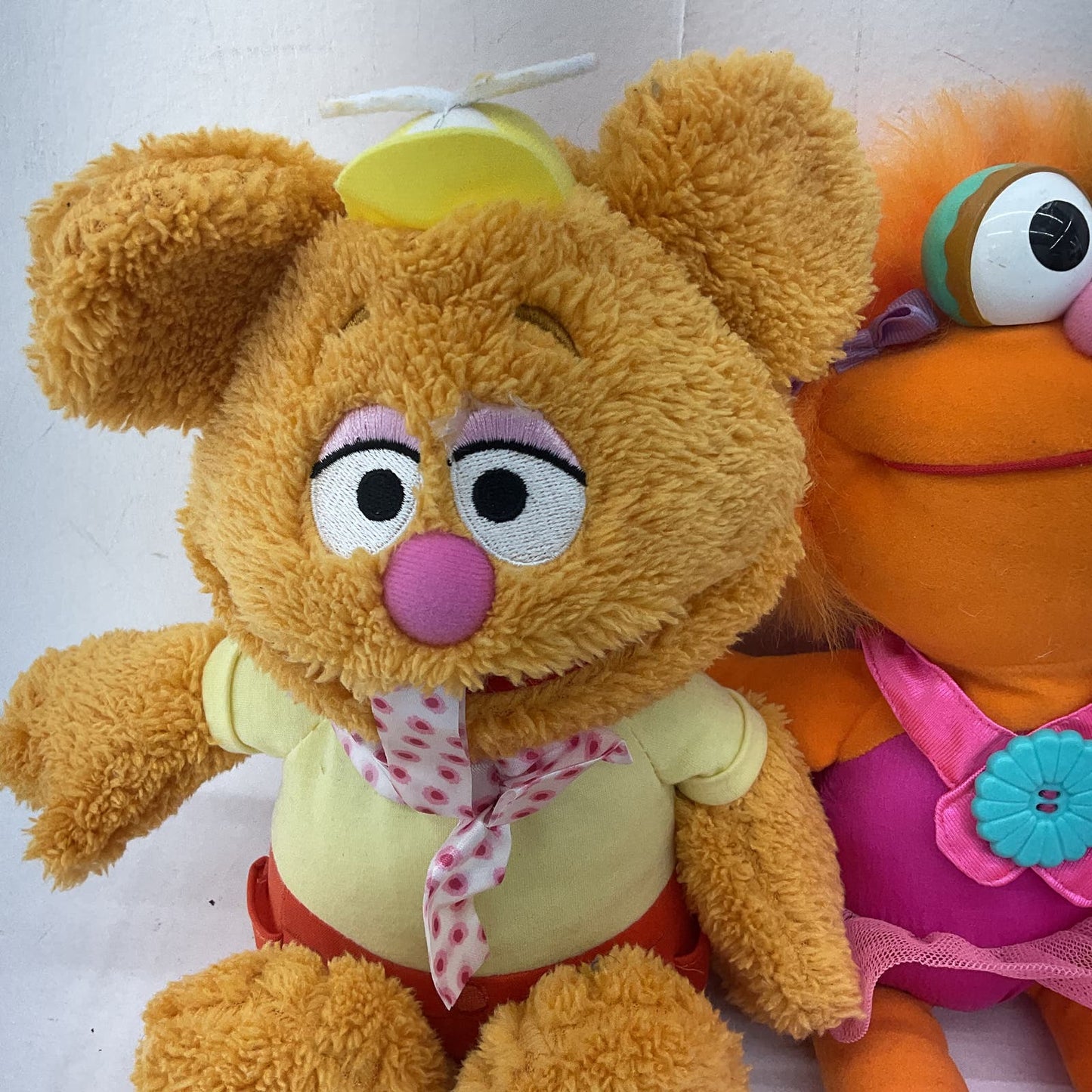 The Muppets Brown Fozzie Miss Piggy Stuffed Animal Toy Lot VTG - Warehouse Toys