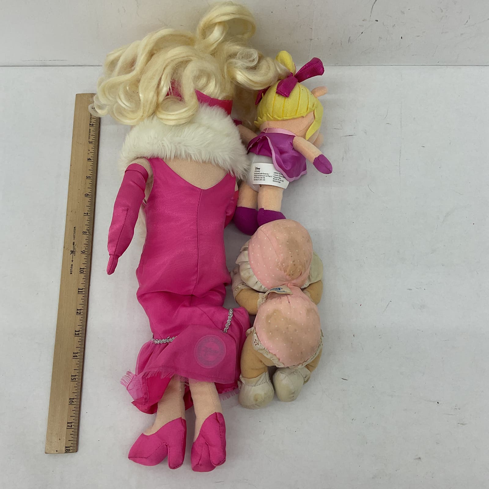 The Muppets Miss Piggy Stuffed Animal Toy Doll Vintage Lot - Warehouse Toys