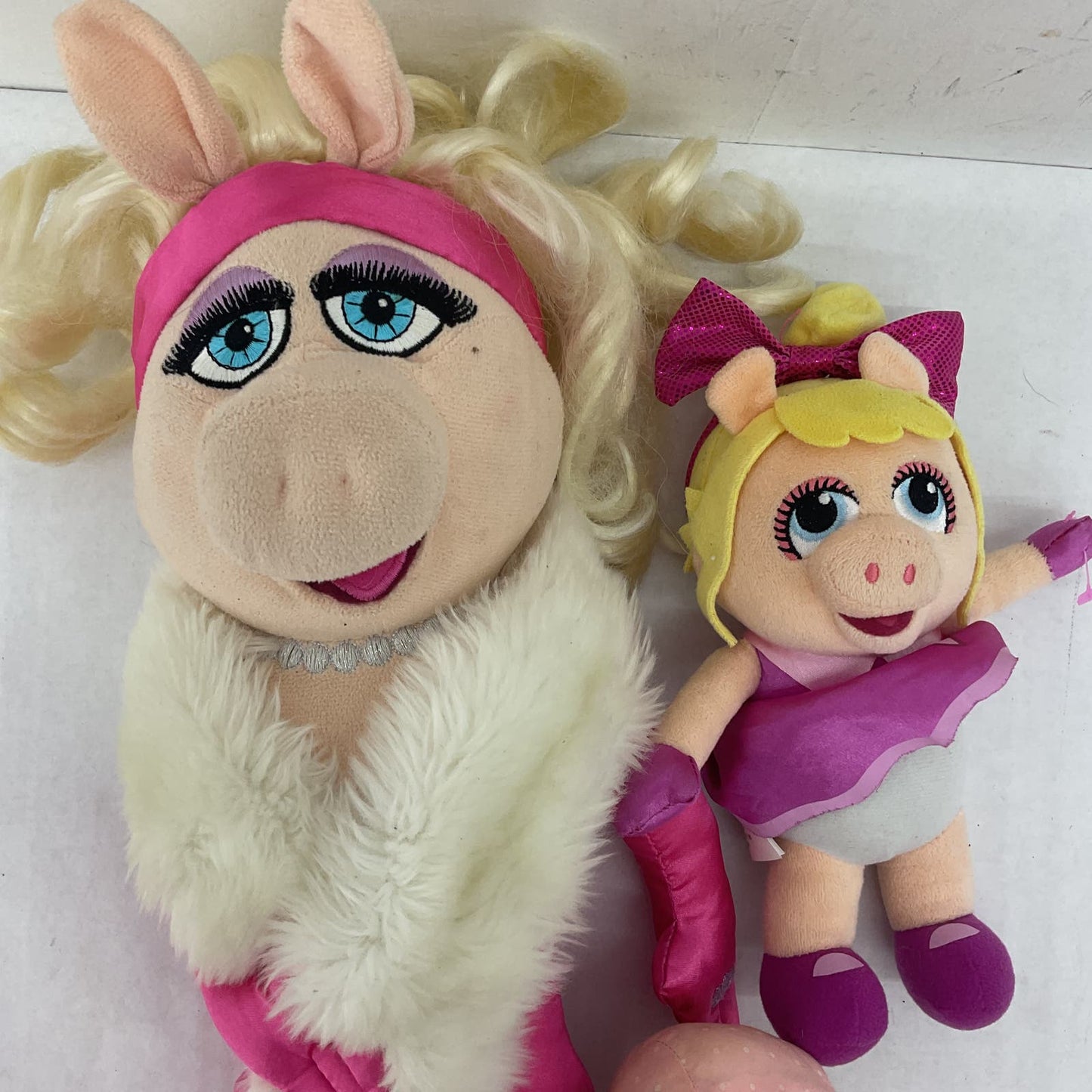 The Muppets Miss Piggy Stuffed Animal Toy Doll Vintage Lot - Warehouse Toys