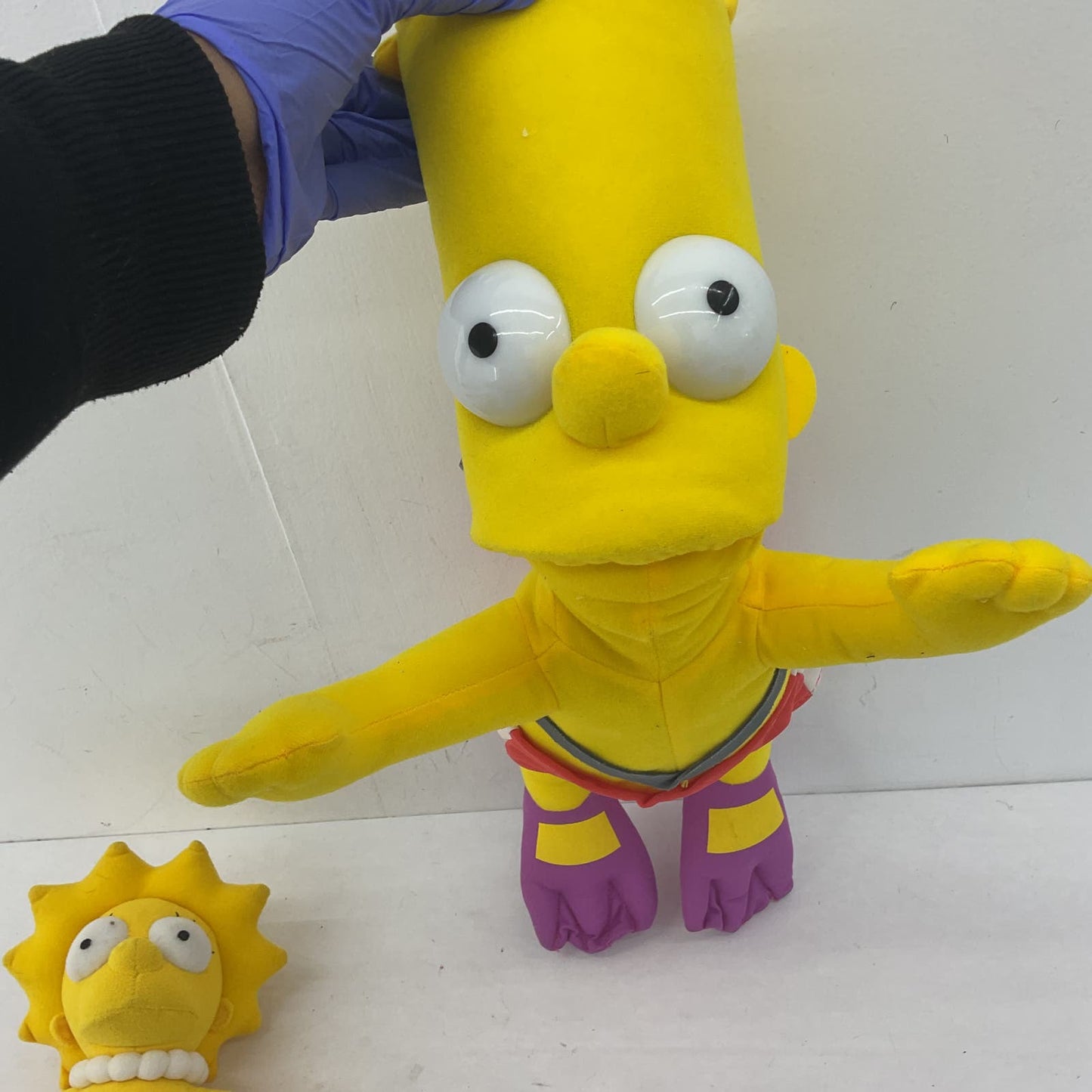 The Simpsons Yellow Stuffed Toy Plush Bart Lisa Cartton - Warehouse Toys