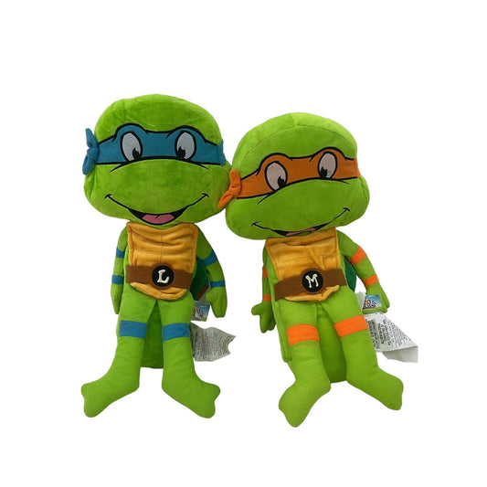 TMNT Ninja Turtles Seat Pets Leo Mikey Leonardo Michelangelo Plush Dolls - Warehouse Toys