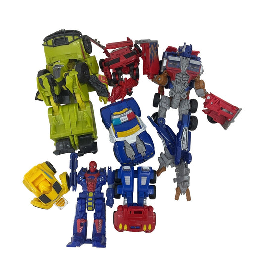 Transformers Action Figures Mixed Loose Collection Toys Preowned Optimus Prime - Warehouse Toys