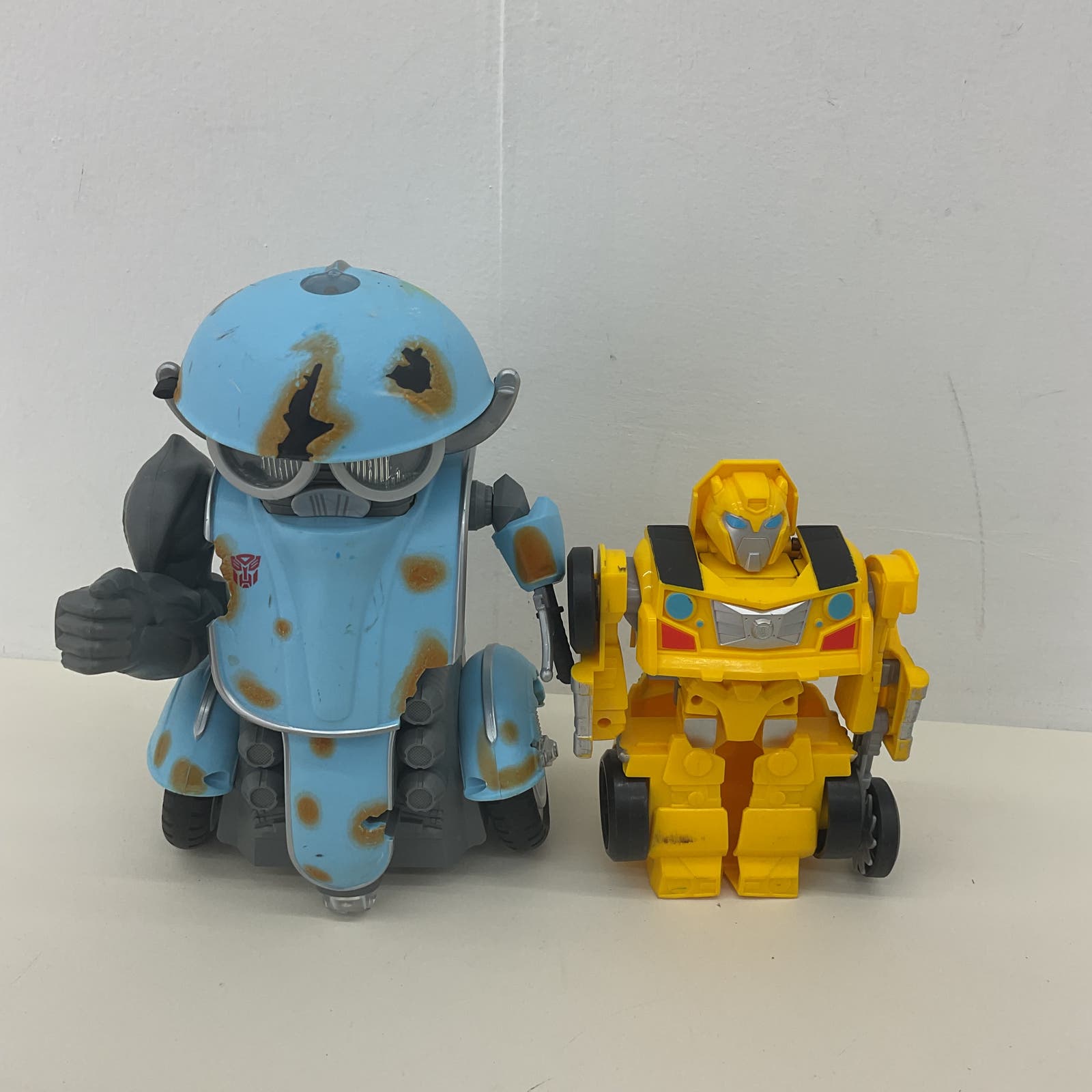 Transformers LOT 2 Robot Toy Action Figures Toys Blue Yellow Bumblebee - Warehouse Toys