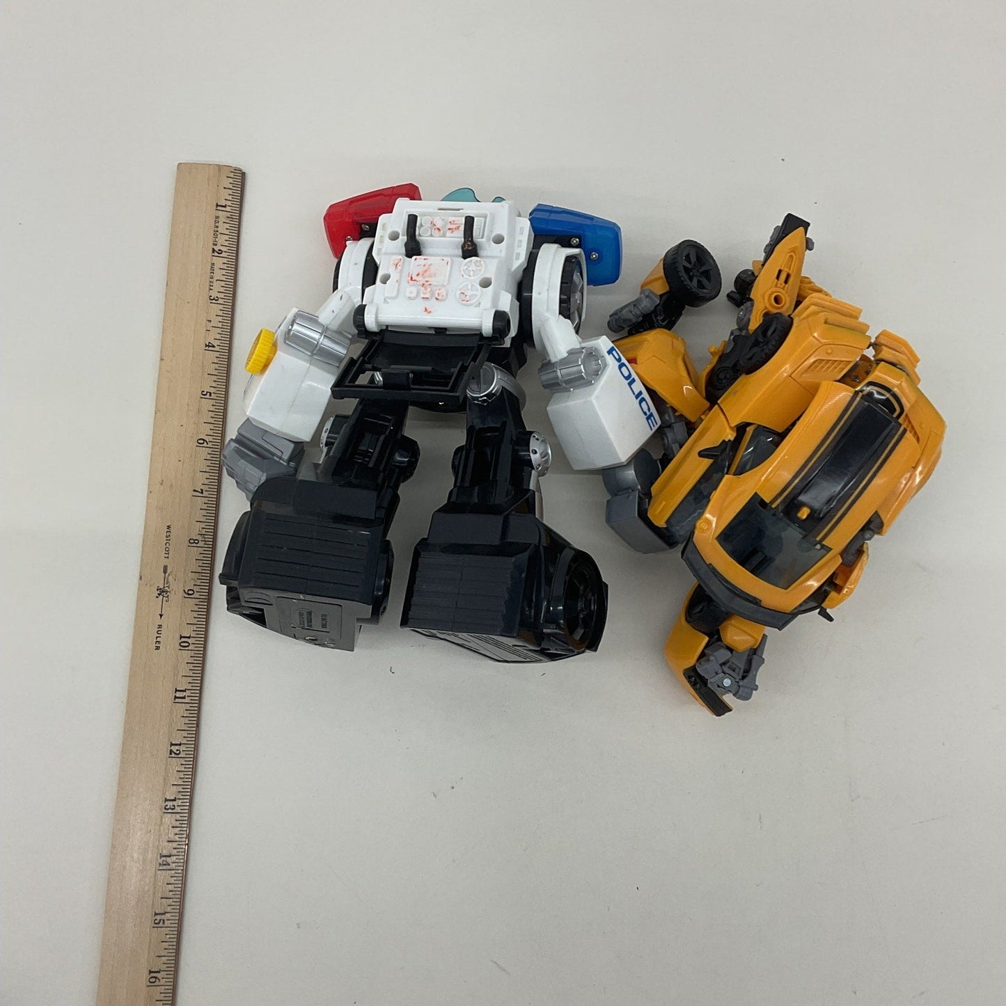 Transformers LOT Rescue Bots Chase the Police Bumblebee Speed Car Figures Toys - Warehouse Toys