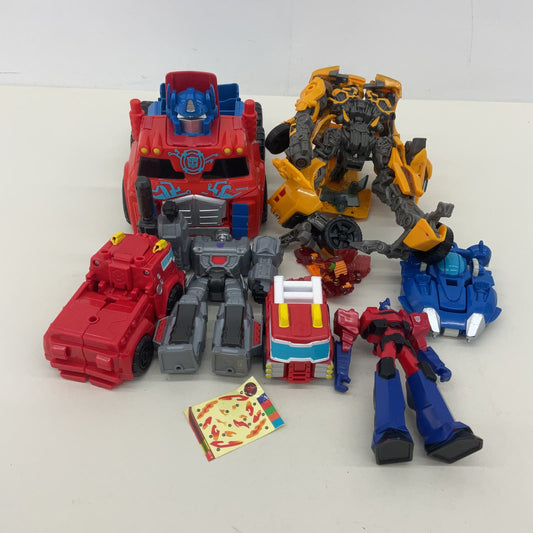 Transformers Mixed Action Figures Toys LOT Cake Toppers Robots Prime Bumblebee - Warehouse Toys