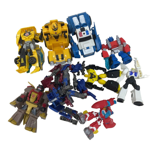 Transformers Multi - Color Plastic Action Figure - Preowned Toy Lot - Warehouse Toys