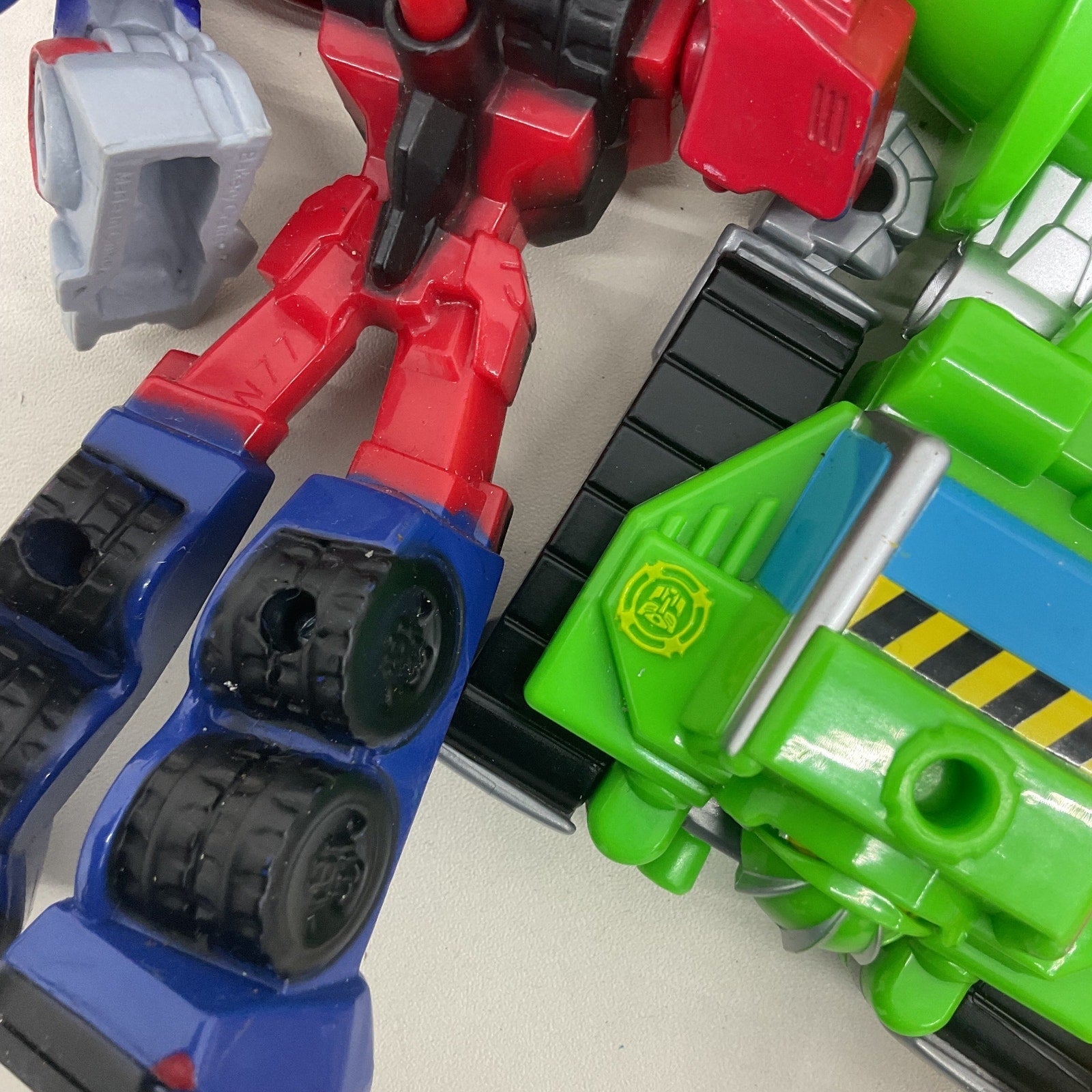 Transformers Multicolor Action Figures Preowned LOT Rescue Bots Optimus Prime - Warehouse Toys