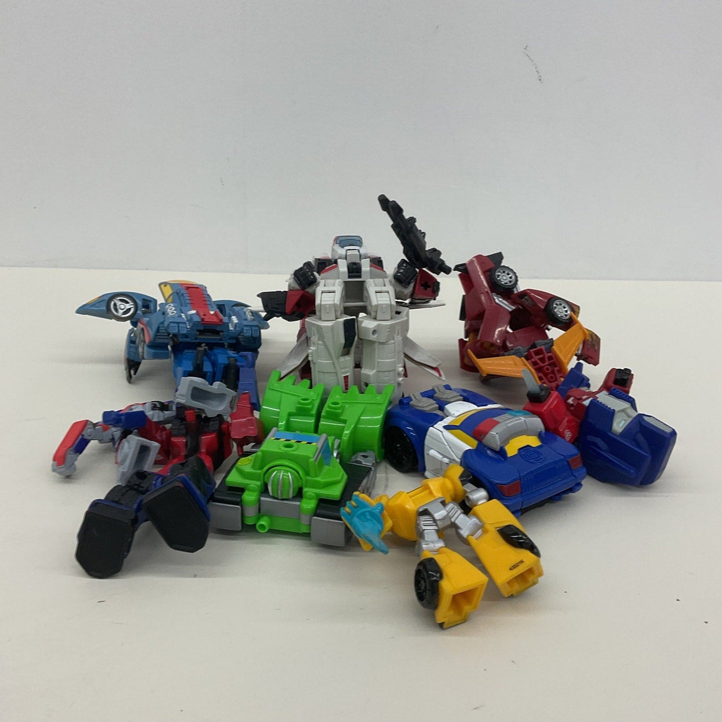 Transformers Multicolor Action Figures Preowned LOT Rescue Bots Optimus Prime - Warehouse Toys