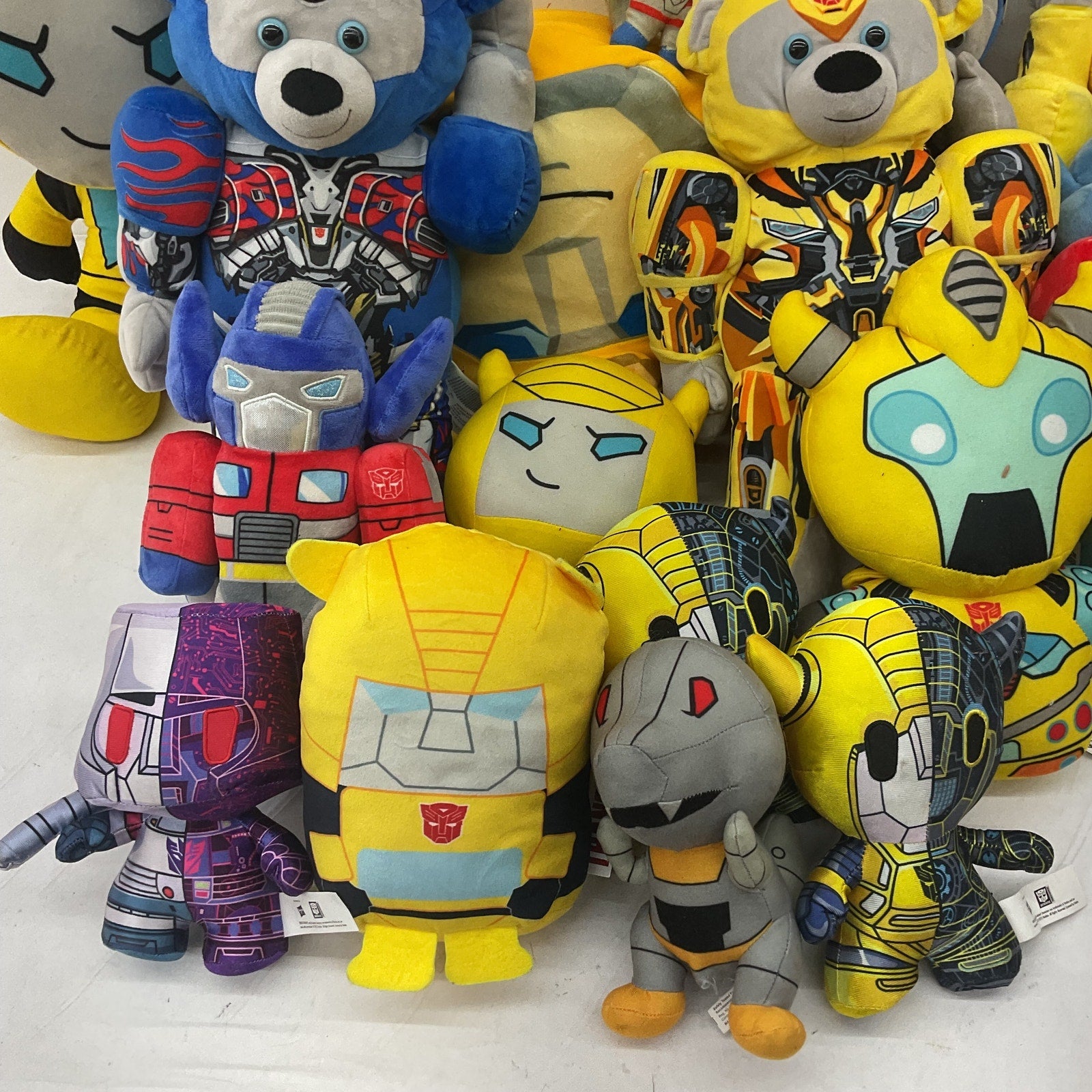 Transformers Multicolor Stuffed Toys Preowned LOT 13 lbs Mixed Bumblebee Teddy - Warehouse Toys