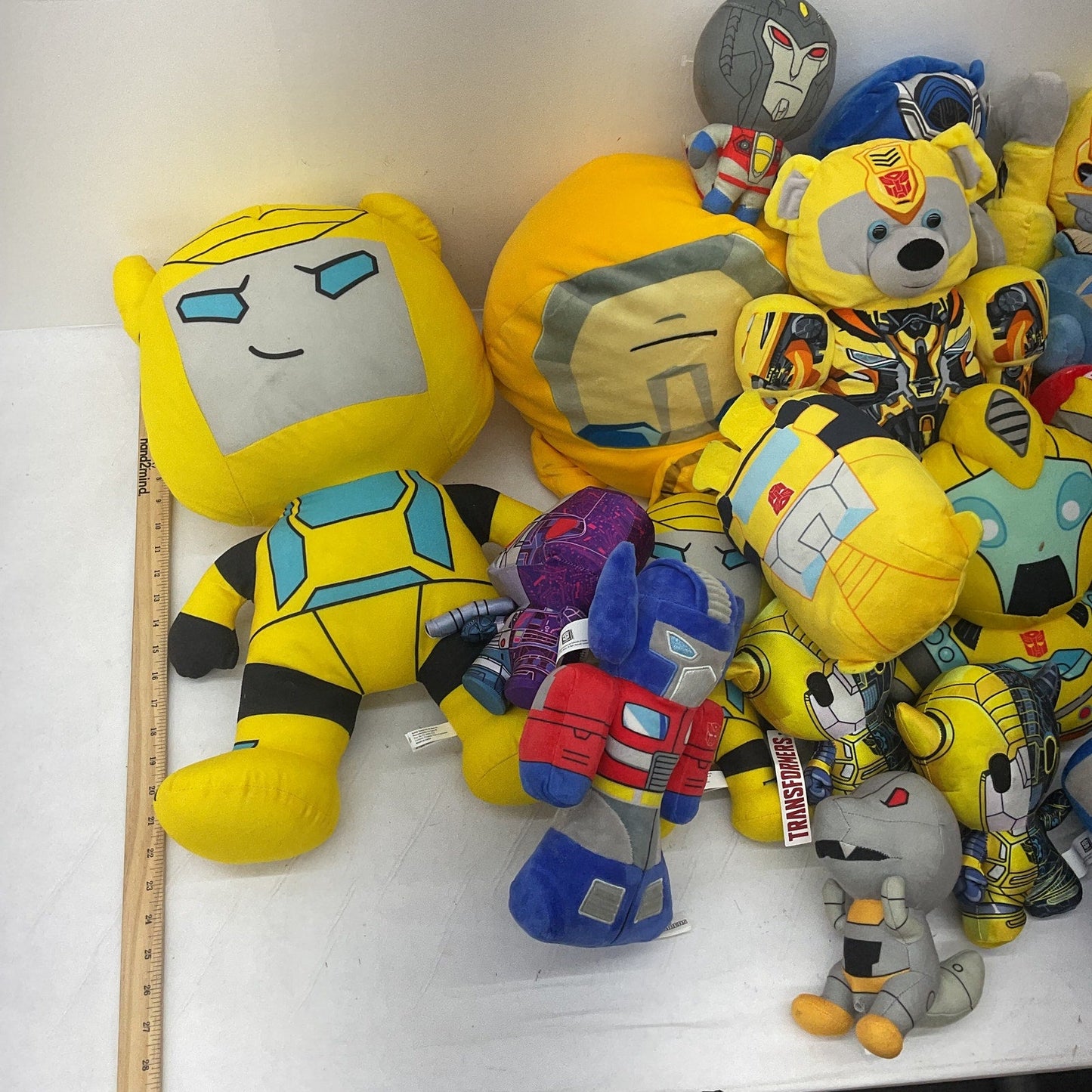 Transformers Multicolor Stuffed Toys Preowned LOT 13 lbs Mixed Bumblebee Teddy - Warehouse Toys