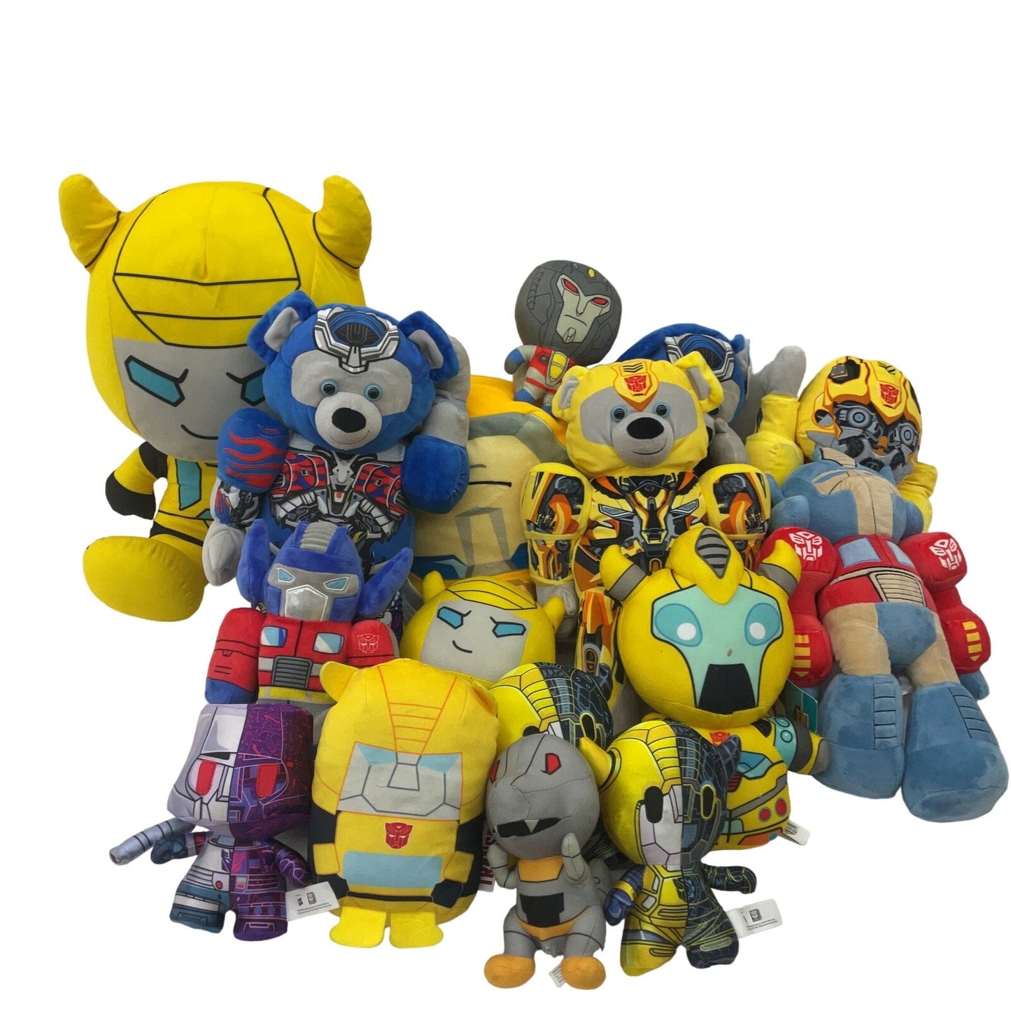 Transformers Multicolor Stuffed Toys Preowned LOT 13 lbs Mixed Bumblebee Teddy - Warehouse Toys