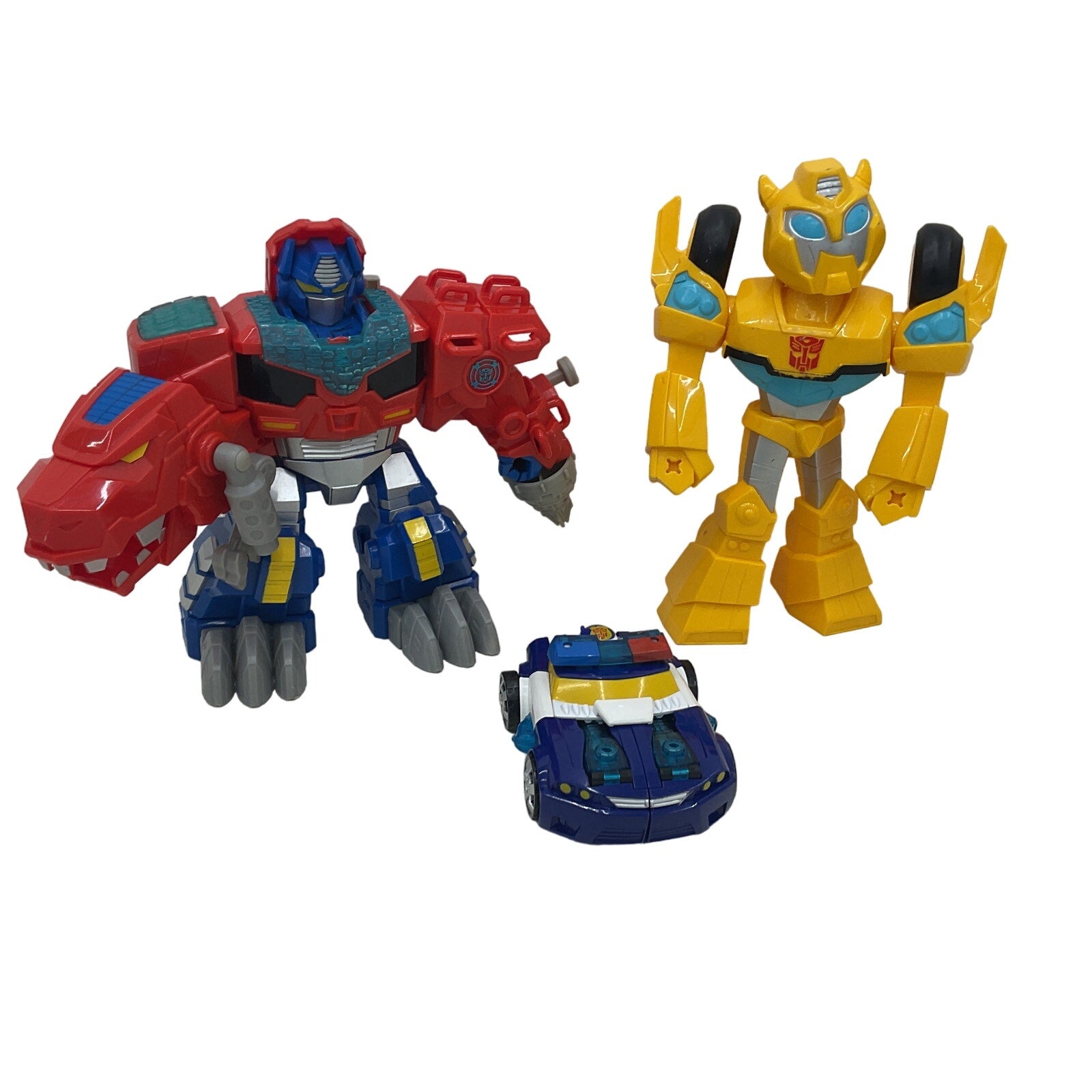 Transformers Rescue Bots Transforming Robot Toy Figures Optimus Prime Bumblebee - Warehouse Toys