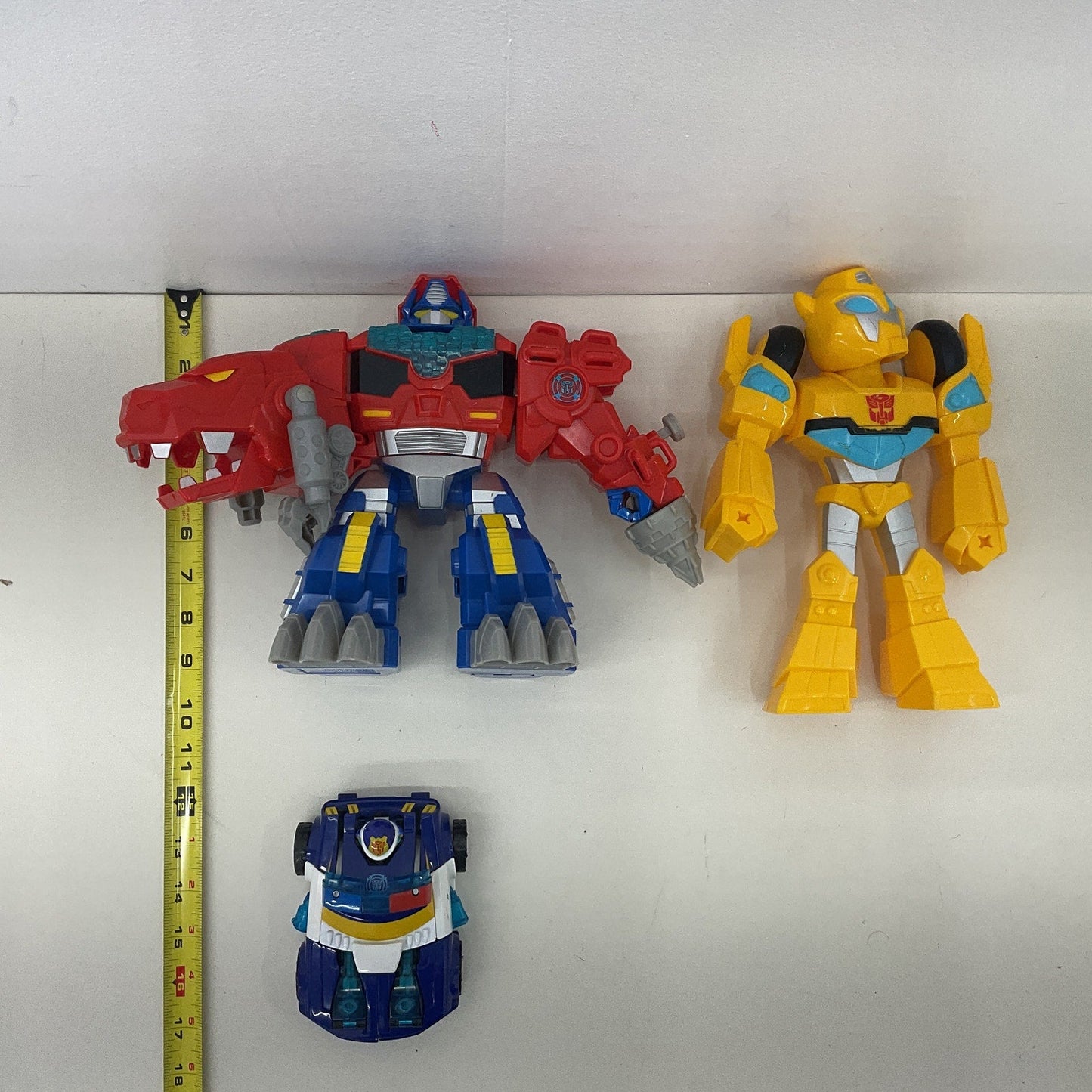 Transformers Rescue Bots Transforming Robot Toy Figures Optimus Prime Bumblebee - Warehouse Toys