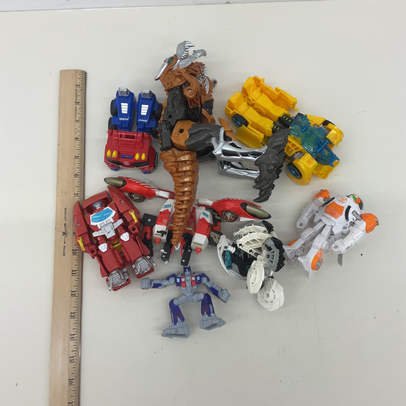 Transformers Robot Action Figure LOT Mixed Prime Bumblebee Toys Cake Toppers - Warehouse Toys