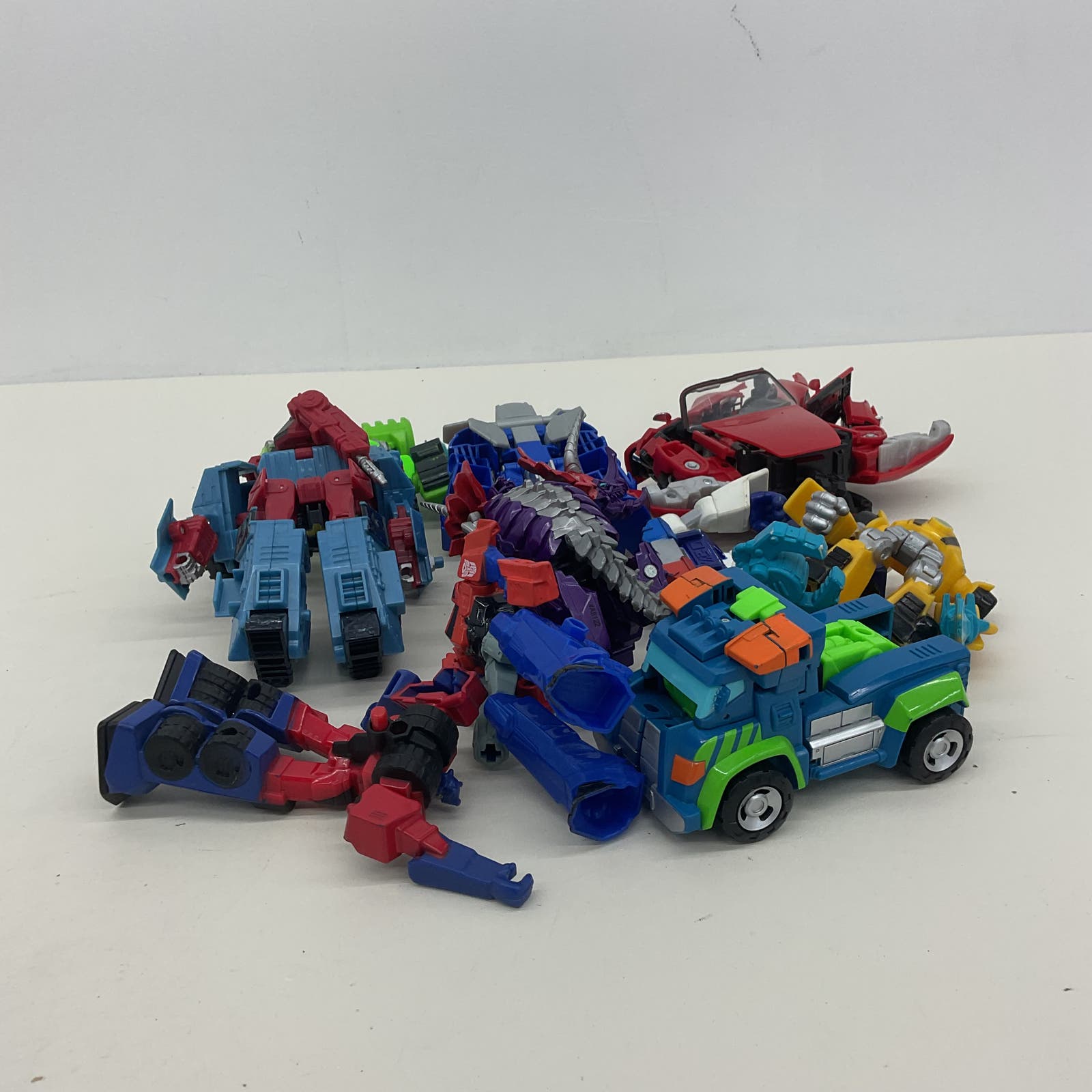 Transformers Robots Action Figures Figurines Cake Toppers Optimus Prime Used - Warehouse Toys