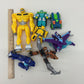 Transformers Yellow Blue Green Action Figure Plastic Toy Lot Preowned - Warehouse Toys