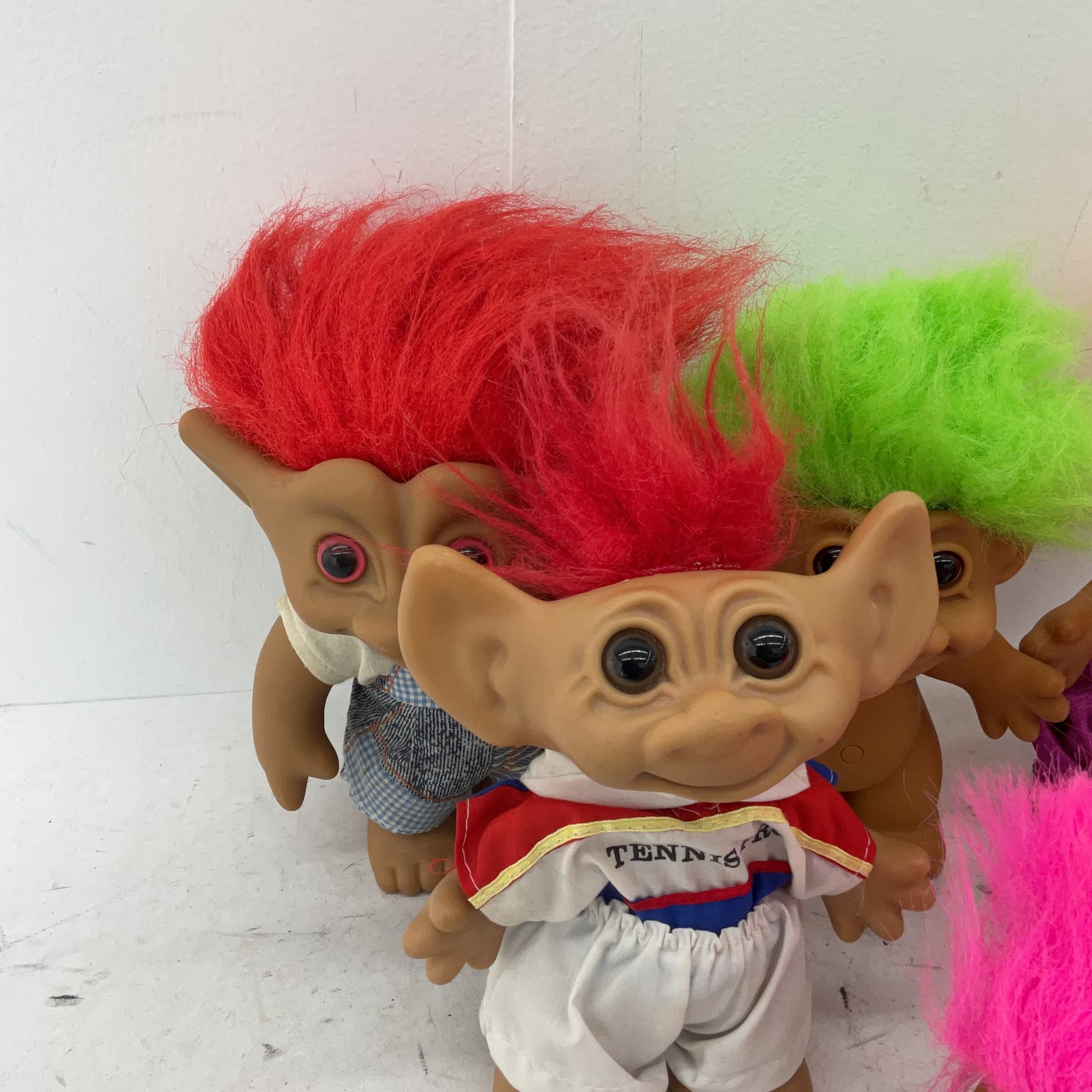 Trolls Red Green Orange Pink Figure Toy Lot Wholesale Collection - Warehouse Toys