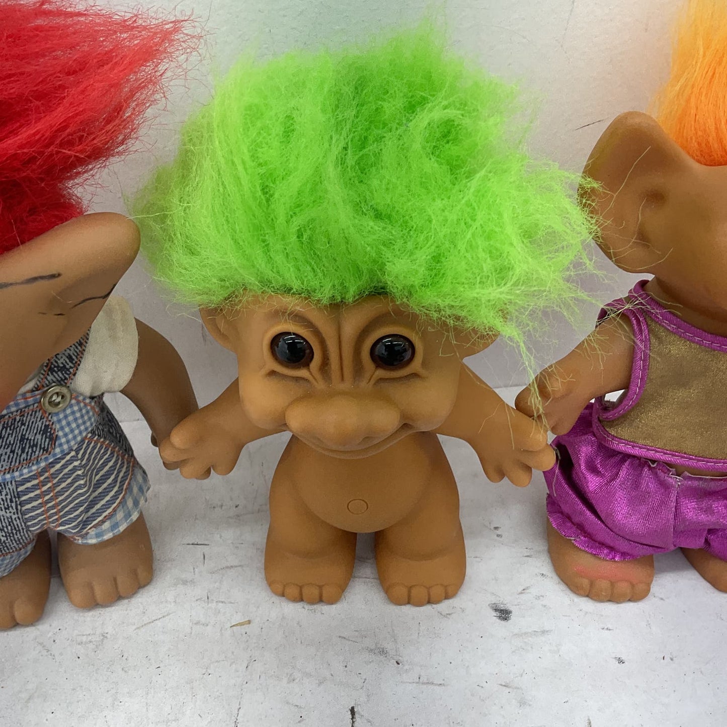 Trolls Red Green Orange Pink Figure Toy Lot Wholesale Collection - Warehouse Toys