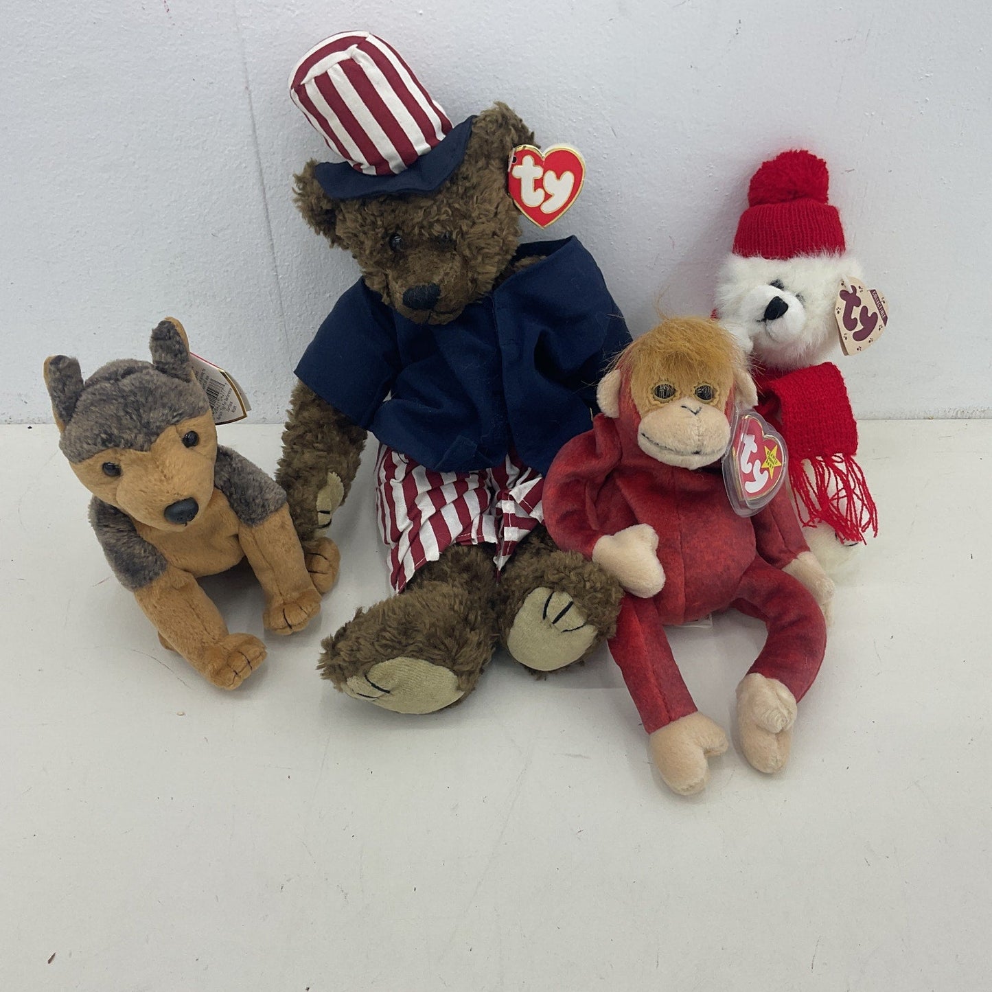 TY Beanie Babies Teddy Bear Plush Dolls Stuffed Animals Preowned LOT Mixed Toys - Warehouse Toys