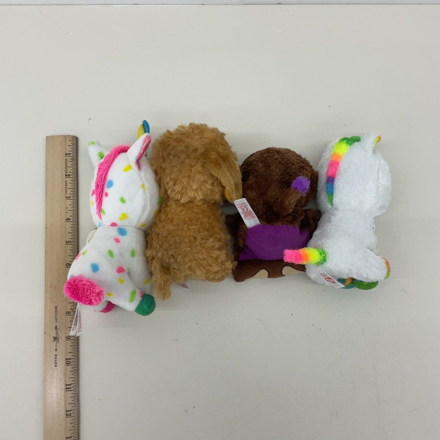 TY Beanie Boos Babies Plush Dolls Monkey Dog Unicorn Stuffed Animals - Warehouse Toys