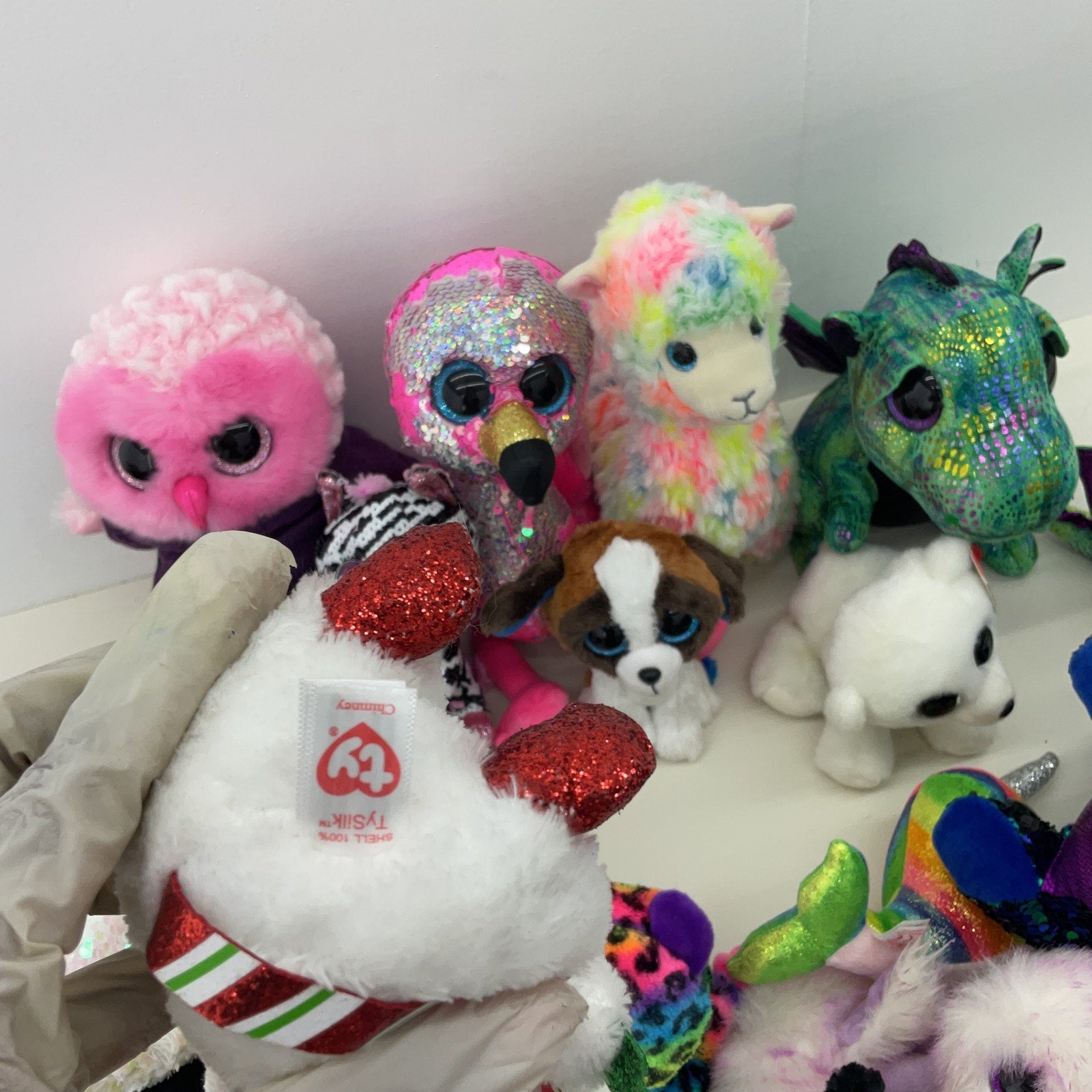 TY Beanie Boos Pink Stuffed Animal Wholesale Bulk Lot Preowned - Warehouse Toys