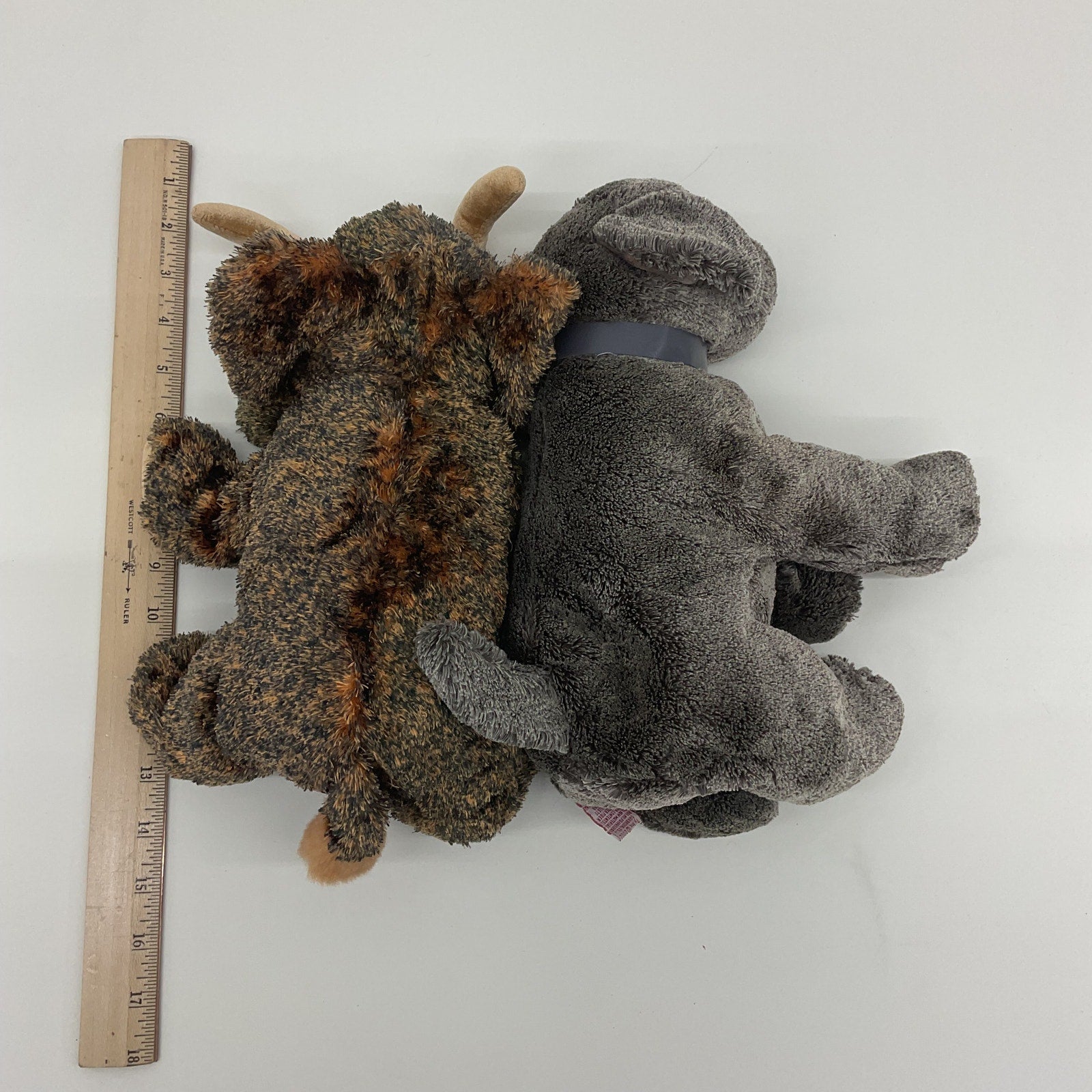 TY Brown Puppy Dog Woolly Mammoth Plush Dolls Toys Used - Warehouse Toys