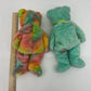 TY CUTE Beanie Babies Large Teddy Bear Plush Green Rainbow Stuffed Animals - Warehouse Toys