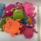 Ugly Dolls Fleece Monster Stuffed Animals Plush Toys Mixed Preowned LOT 4+ lbs - Warehouse Toys