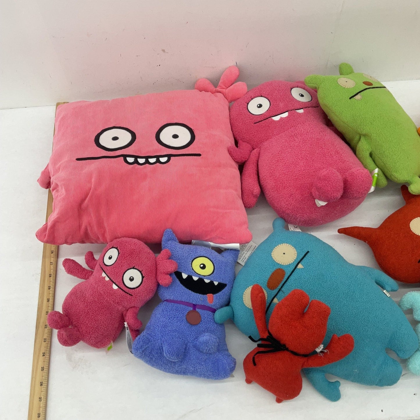 Ugly Dolls Fleece Monster Stuffed Colorful Plush Toys Mixed Preowned LOT 7 lbs - Warehouse Toys