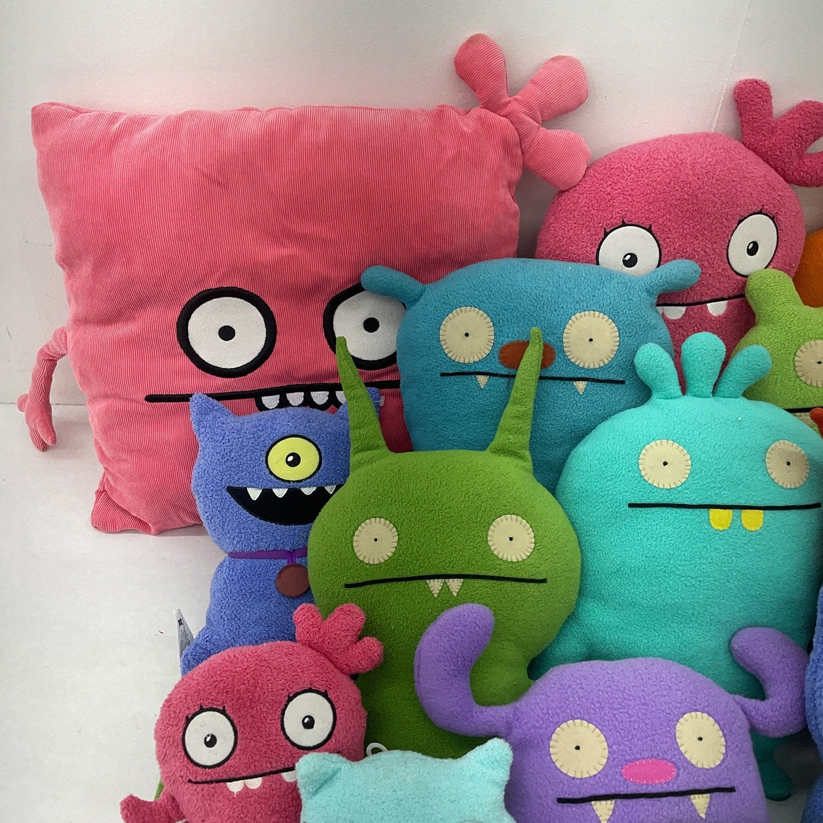 Ugly Dolls Fleece Monster Stuffed Colorful Plush Toys Mixed Preowned LOT 7 lbs - Warehouse Toys